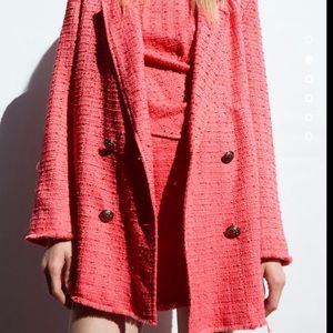 NWT Zara pink blazer